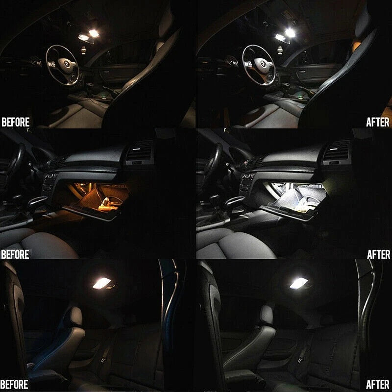 LED Zestaw oświetlenia wnętrza do Audi A6 C6 4F Sedan