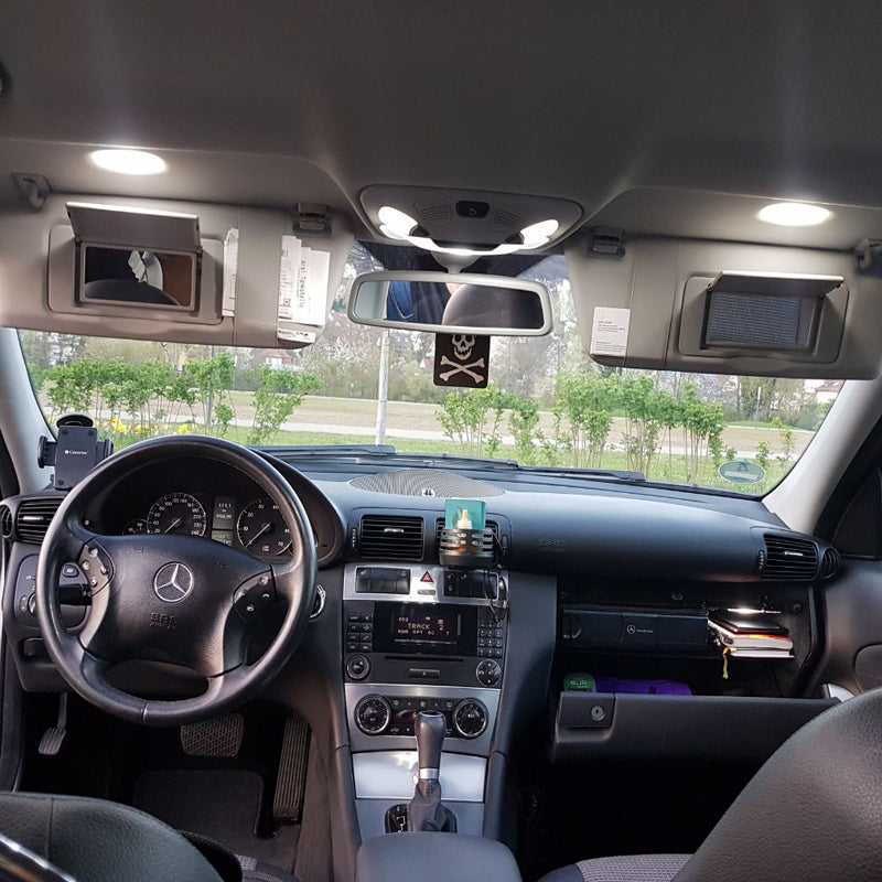 Zestaw LED Oświetlenie Wnętrza Mercedes W203 C Class Canbus