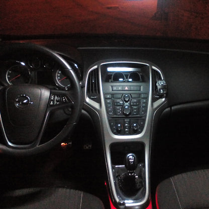 Zestaw LED Oświetlenie Wnętrza Opel Astra J Canbus