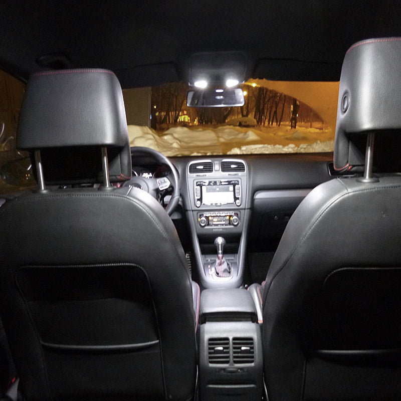 Zestaw LED Oświetlenie Wnętrza VW Golf 6 Canbus