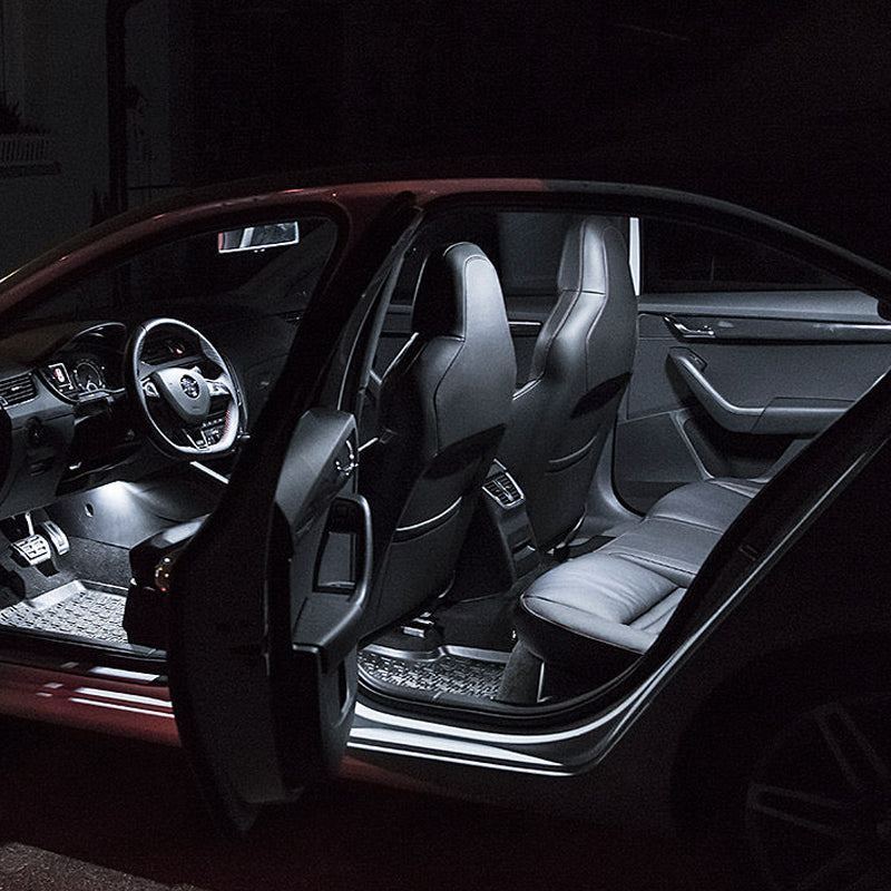 Zestaw LED Oświetlenie Wnętrza Skoda Octavia 3 Canbus