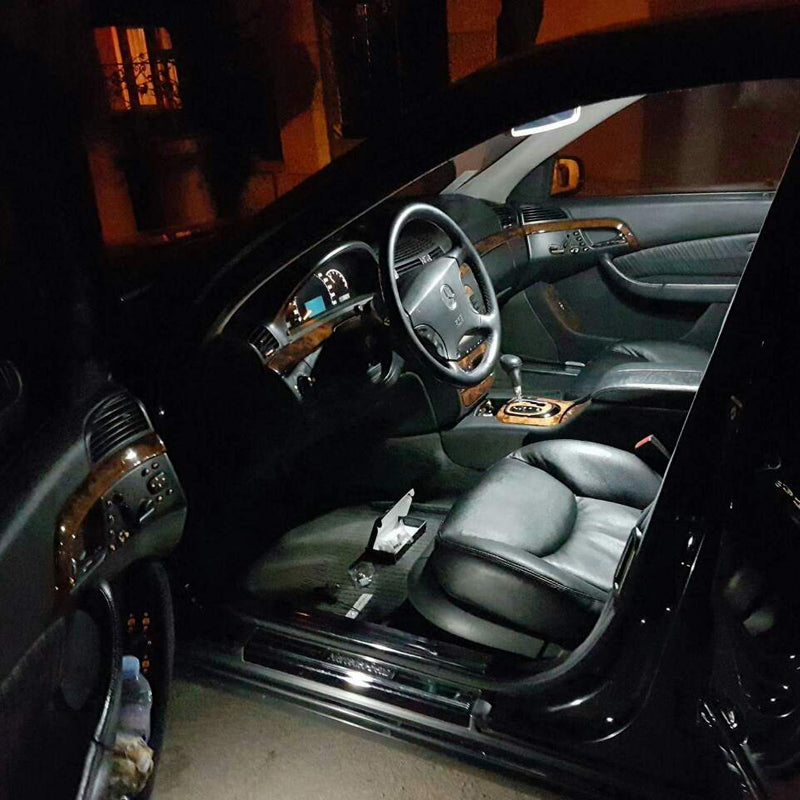 Zestaw LED Oświetlenie Wnętrza Mercedes W220 S Class Canbus