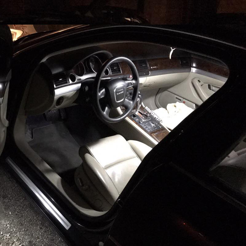 Zestaw LED Oświetlenie Wnętrza Audi A8 D3 4E Canbus