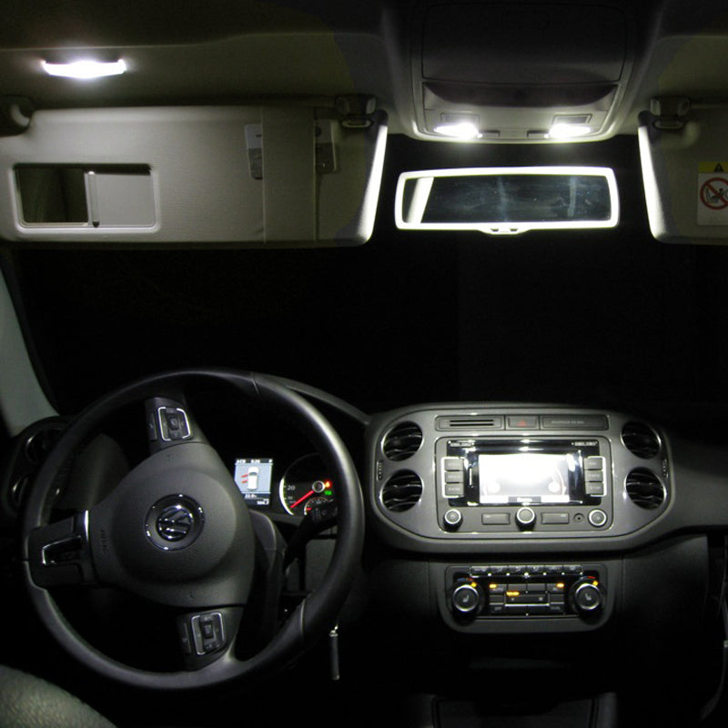 Zestaw LED Oświetlenie Wnętrza VW Tiguan 5N Canbus
