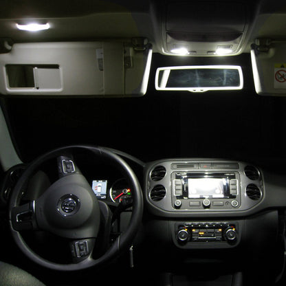 Zestaw LED Oświetlenie Wnętrza VW Tiguan 5N Canbus