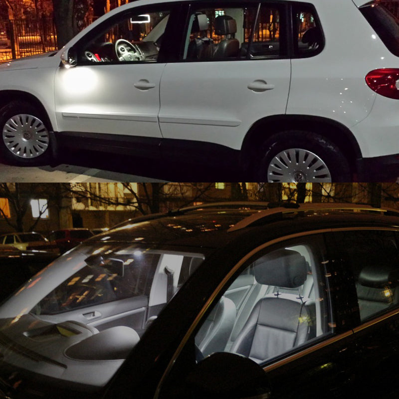 Zestaw LED Oświetlenie Wnętrza VW Tiguan 5N Canbus