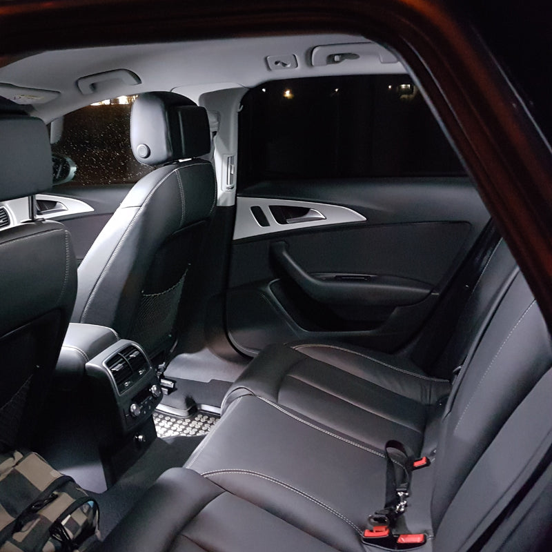 Zestaw LED Oświetlenie Wnętrza Audi A6 C7 Avant Canbus