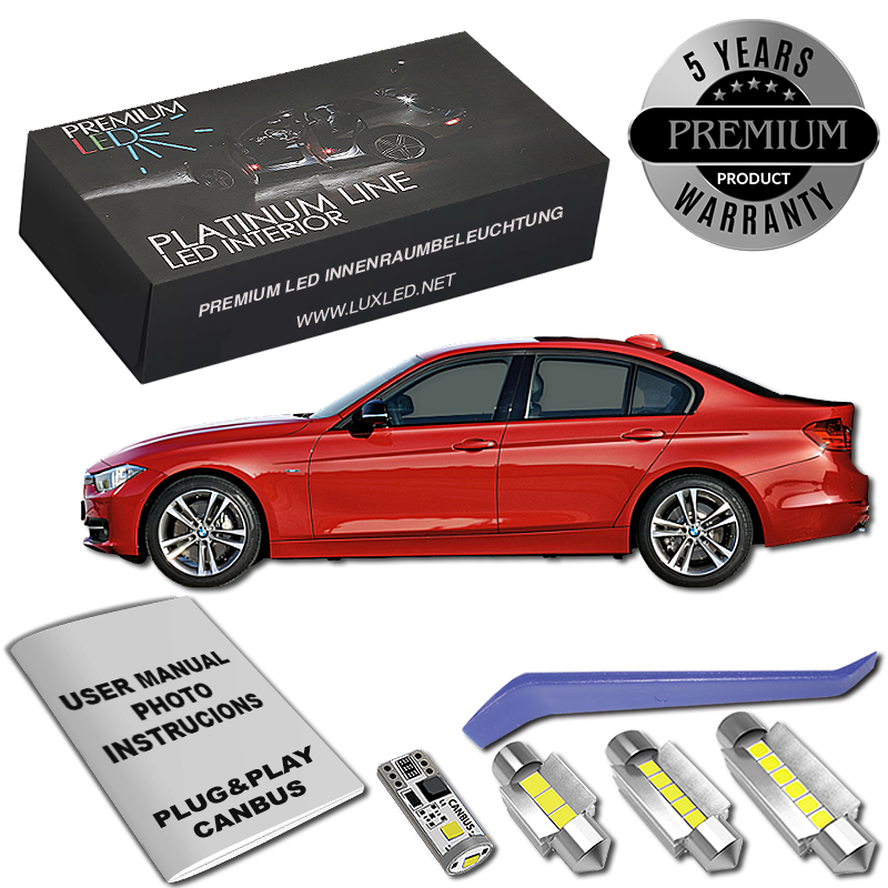 Zestaw LED Oświetlenie Wnętrza BMW F30 Canbus